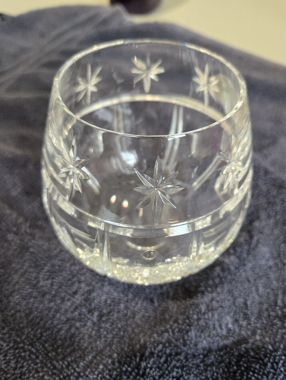 Waterford Crystal Lismore Essence Votive Candle holder with Starburst